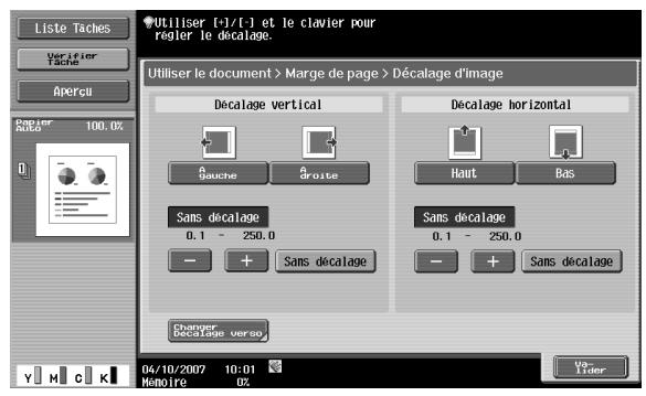 KONICA MINOLTA BIZHUB C253 - Décalage d'image - 1