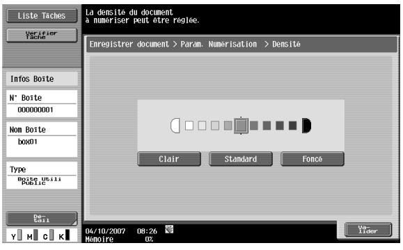 KONICA MINOLTA BIZHUB C253 - Réglage de base - contraste - 1