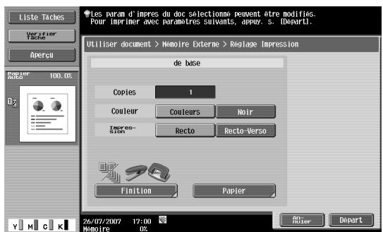 KONICA MINOLTA BIZHUB C253 - Imprimer les documents dans la mémoire externe - 5