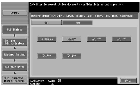 KONICA MINOLTA BIZHUB C253 - Délambra suppression de document en impression sécurisée - 1