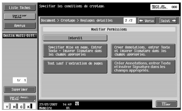 KONICA MINOLTA BIZHUB C253 - Cryptage - paramètres détaillés - 3