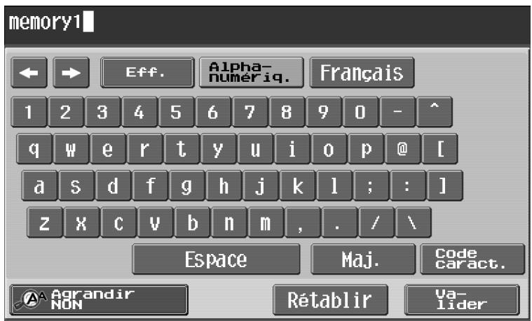 KONICA MINOLTA BIZHUB C253 - Agrandir le clavier - 1