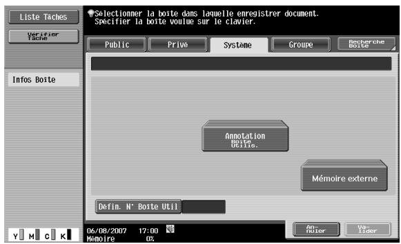 KONICA MINOLTA BIZHUB C253 - Enregistrer les documents dans la mémoire externe - 3