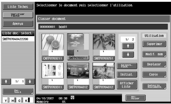 KONICA MINOLTA BIZHUB C253 - Organiser les documents dans les boîtes - 4