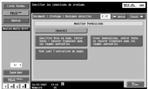 KONICA MINOLTA BIZHUB C253 - Cryptage - paramètres détaillés - 4