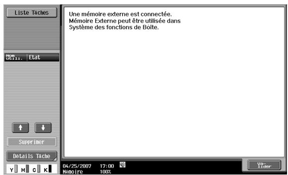 KONICA MINOLTA BIZHUB C253 - Connecter une mémoire externe - 2
