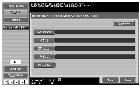 KONICA MINOLTA BIZHUB C253 - Saisie directe - PC (SMB) - 1