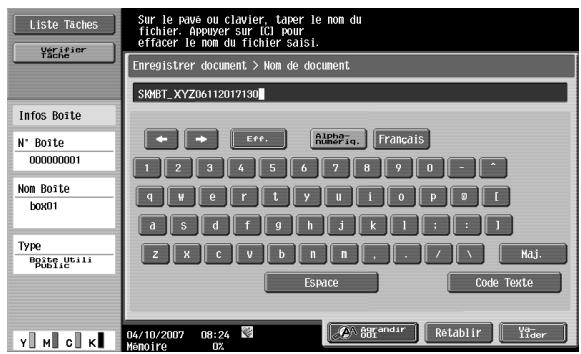 KONICA MINOLTA BIZHUB C253 - Enregistrer les documents dans la mémoire externe - 5