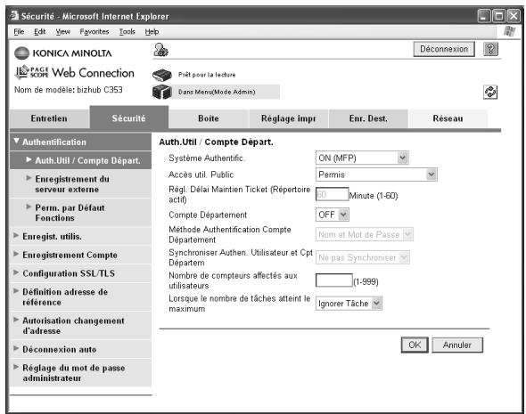 KONICA MINOLTA BIZHUB C253 - Sécurité - 1