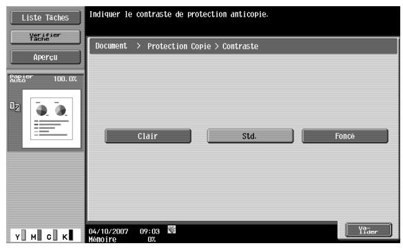 KONICA MINOLTA BIZHUB C253 - Paramètres détaillés - contraste - 1