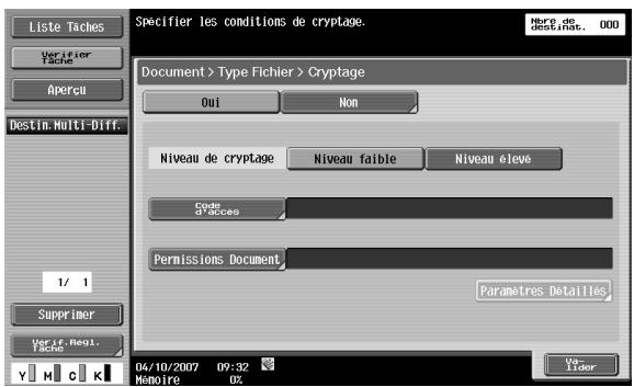 KONICA MINOLTA BIZHUB C253 - Cryptage - 1