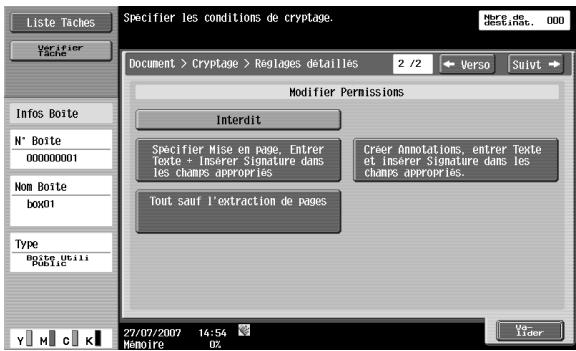KONICA MINOLTA BIZHUB C253 - Cryptage - paramètres détaillés - 4