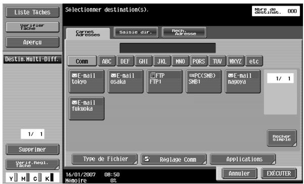 KONICA MINOLTA BIZHUB C451 - Modifier le texte - 1