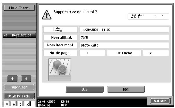 KONICA MINOLTA BIZHUB C451 - Supprimer un document - 3