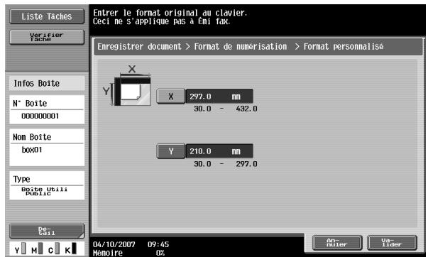 KONICA MINOLTA BIZHUB C451 - Sélectionnez le format et l'orientation souhaités. - 2