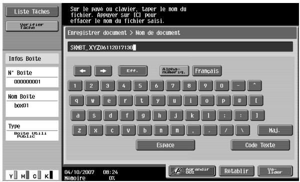 KONICA MINOLTA BIZHUB C451 - Enregistrement en mode Boite - 4