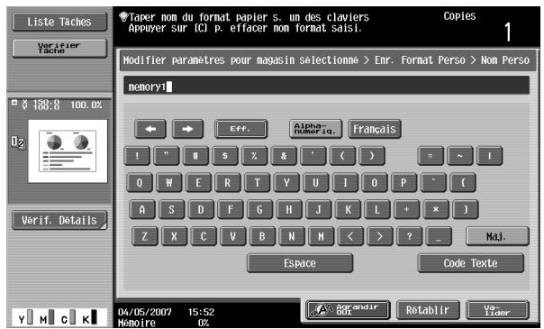 KONICA MINOLTA BIZHUB C451 - Saisie de texte - 5