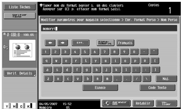 KONICA MINOLTA BIZHUB C451 - Saisie de texte - 2