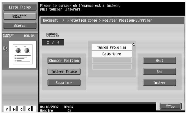 KONICA MINOLTA BIZHUB C451 - Pour appliquer la protection copie, appuyez sur [Oui] et spécifie les réglages de protection copie. - 16