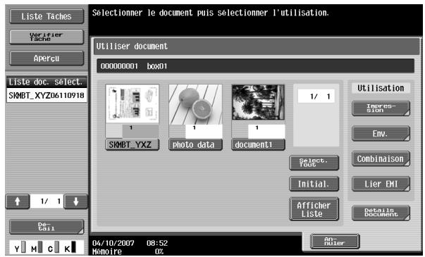 KONICA MINOLTA BIZHUB C451 - Pour envoyer un document - 2