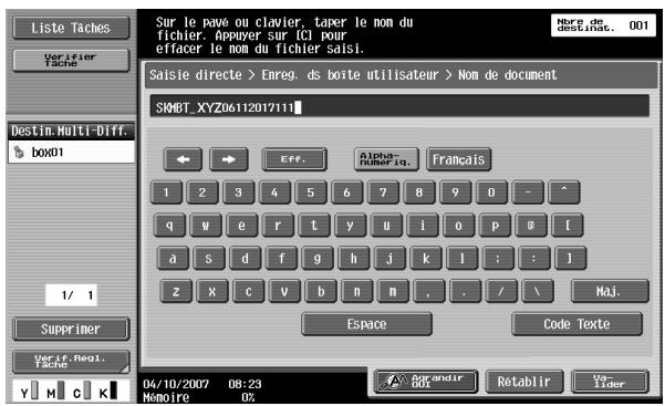 KONICA MINOLTA BIZHUB C451 - Appuyez sur [Boite utilis.]. - 5