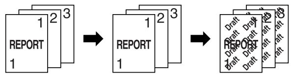 KONICA MINOLTA BIZHUB C451 - Ajouter du texte et des images pour interdire la copie (Protection Copie) - 1