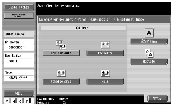 KONICA MINOLTA BIZHUB C451 - Appuyez sur [Suppression Fond]. - 1