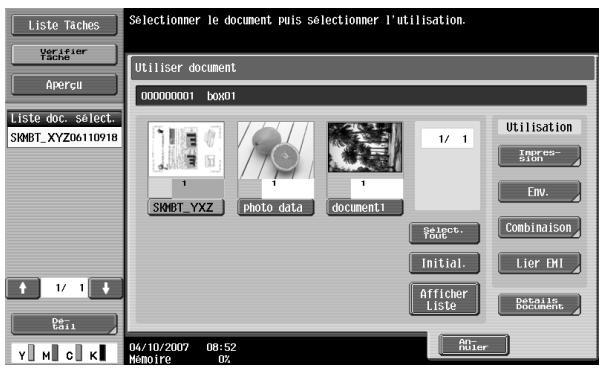 KONICA MINOLTA BIZHUB C451 - Sous "Utilisation", appuyez sur [Impression]. - 1