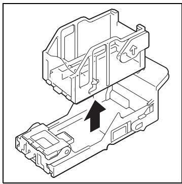 KONICA MINOLTA BIZHUB PRO C5500 - Insertion d'une nouvelle cartouche d'agrafes dans l'Unité d'agrafage FS-520 - 5