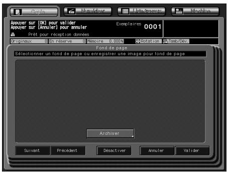 KONICA MINOLTA BIZHUB PRO C5500 - Appuyez sur [Archiver]. - 1
