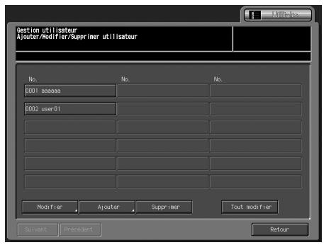 KONICA MINOLTA BIZHUB PRO C5500 - Configuration utiliseatur \ 02 Gestion utiliseatur - 2