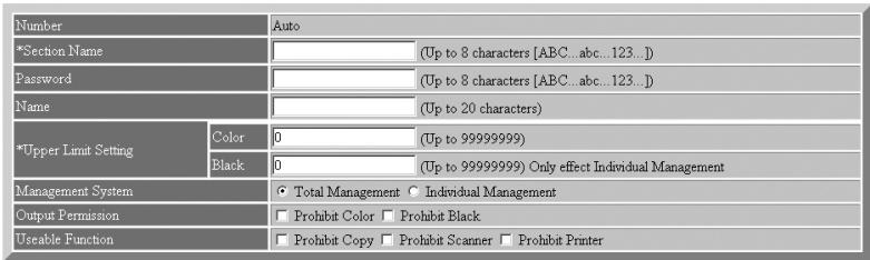 KONICA MINOLTA BIZHUB PRO C5500 - Ajouter des données Suivi compte - 4