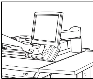 KONICA MINOLTA BIZHUB PRO C5500 - Nettoyage du panneau de contrôle - 1