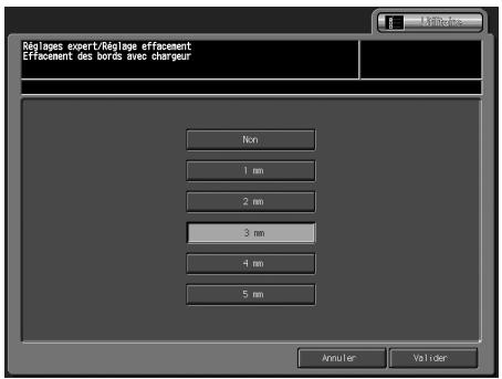 KONICA MINOLTA BIZHUB PRO C5500 - Appuyez sur [03 Effacement bords chargeur]. - 1