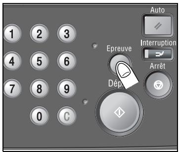 KONICA MINOLTA BIZHUB PRO C5500 - RÉalisér un jeu test pour vérification : Epréuve - 1