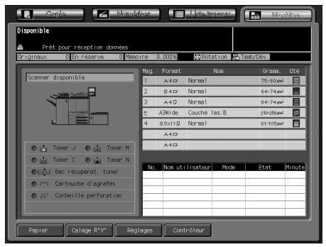 KONICA MINOLTA BIZHUB PRO C5500 - Chargement du papier - 17
