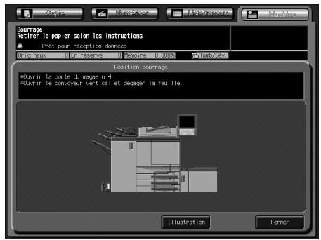 KONICA MINOLTA BIZHUB PRO C5500 - Appuyez sur Illustration à l'écran. - 1