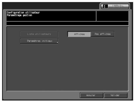 KONICA MINOLTA BIZHUB PRO C5500 - Configuration utiliseateur\01Paramétrage gestion - 2