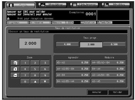 KONICA MINOLTA BIZHUB PRO C5500 - Tauxprogrammables： - 1