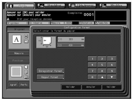 KONICA MINOLTA BIZHUB PRO C5500 - Rappeler un format spécial : - 2