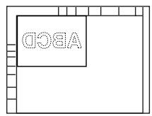 KONICA MINOLTA BIZHUB PRO C5500 - Copie de l'image au centre du papier : Centrage image - 1