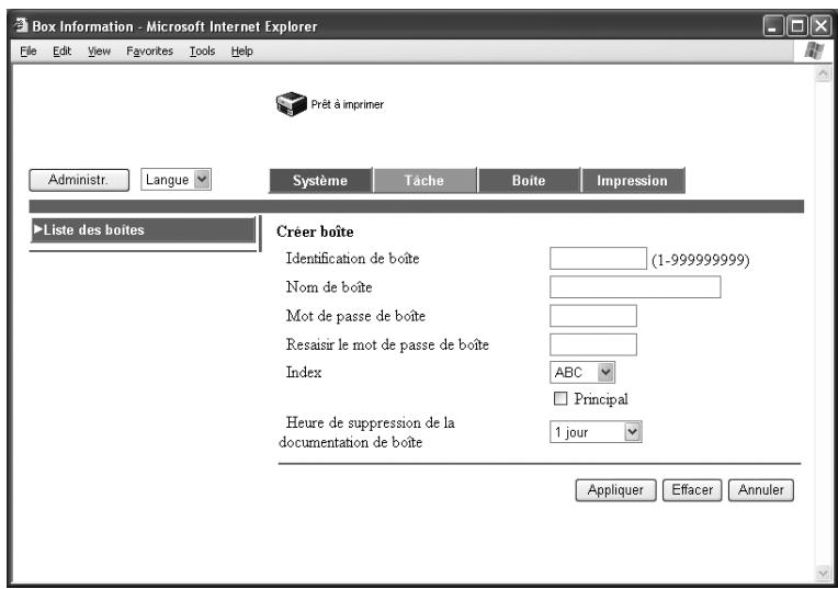 KONICA MINOLTA C250P - Spécifiez les réglages nécessaires, et cliquez sur le bouton [Appliquer]. - 1