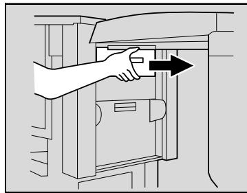 KONICA MINOLTA C250P - Pour vider le réceptacle des déchets de perforation de l'unité de finition FS-603 - 2