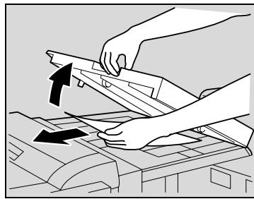 KONICA MINOLTA C250P - Dégagement d'un serrage papier dans l'unité de finition FS-603 - 2
