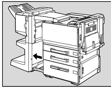 KONICA MINOLTA C250P - Dégagement d'un serrage papier dans l'unité de finition FS-603 - 1
