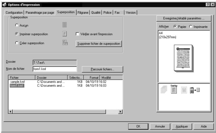 KONICA MINOLTA C250P - Imprimer ensemble des documents originaux différents (Superposition) - 1
