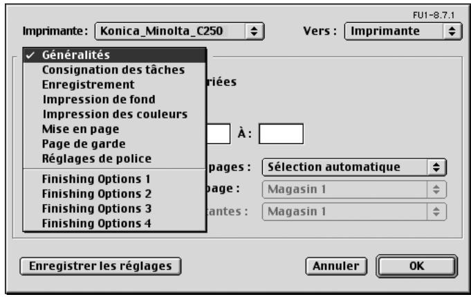KONICA MINOLTA C250P - Paramètres de base (Généralités) - 1