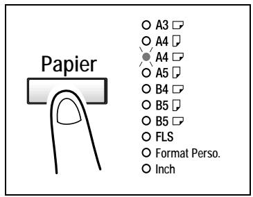 KONICA MINOLTA DI152 - Sélection papier manuelle - 1