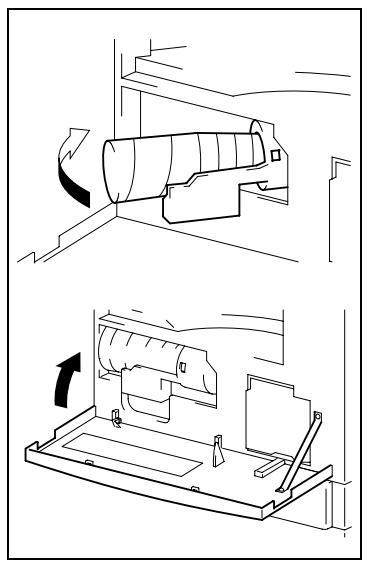 KONICA MINOLTA DI152 - Remplacer le flacon de toner - 6