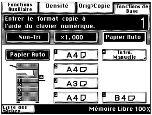 KONICA MINOLTA DI250 - Sélection papier - 1